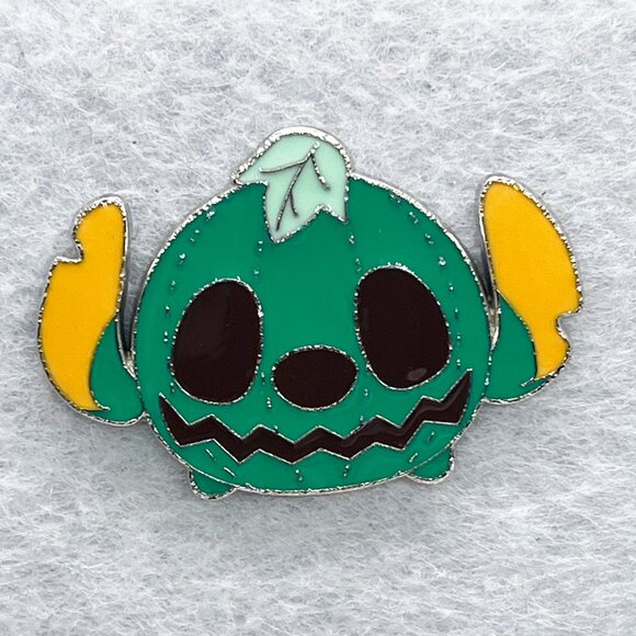 🔮 5/$25 Disney Lilo And Stitch Halloween Jack-o-lantern Pumpkin Tsum Tsum Pin - Picture 1 of 2